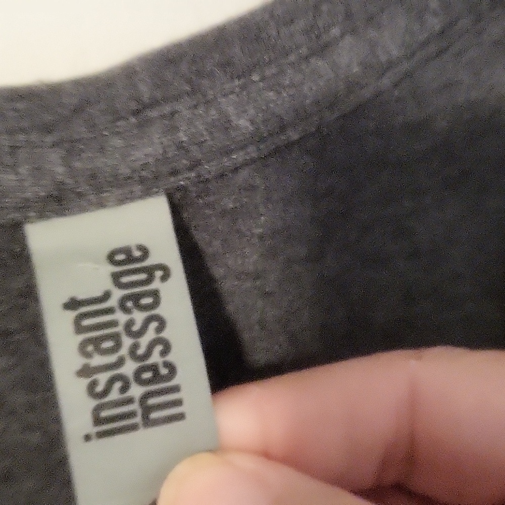 Gray Graphic Maternity Dress - Picture 2 of 7